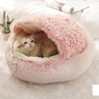 Plush Warm Cat Bed
