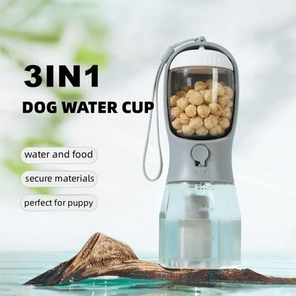 Portable Dog Water Bottle And Food Box